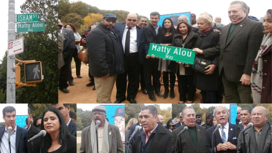 Calle en Nueva York lleva el nombre de Mateo Rojas Alou 