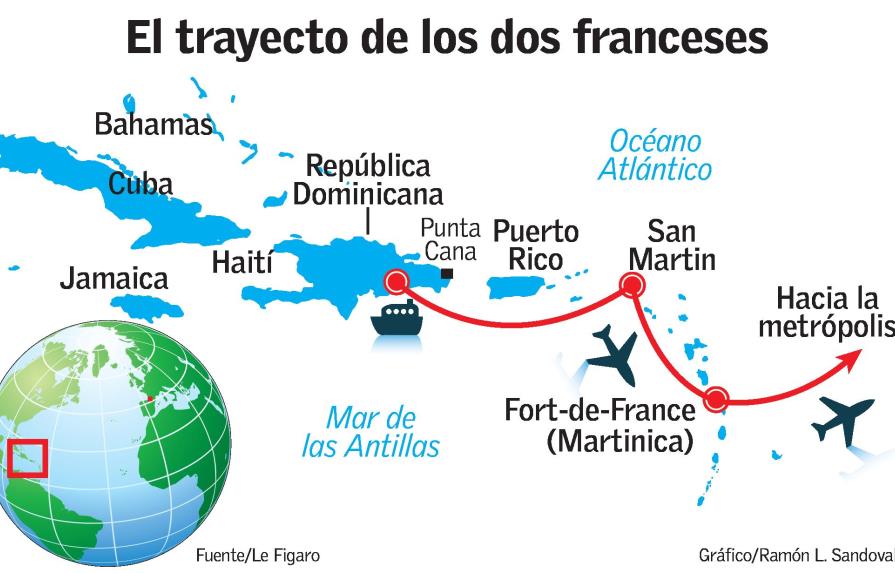 Los ojos de los dominicanos se posan sobre los dos franceses que quedan en el país