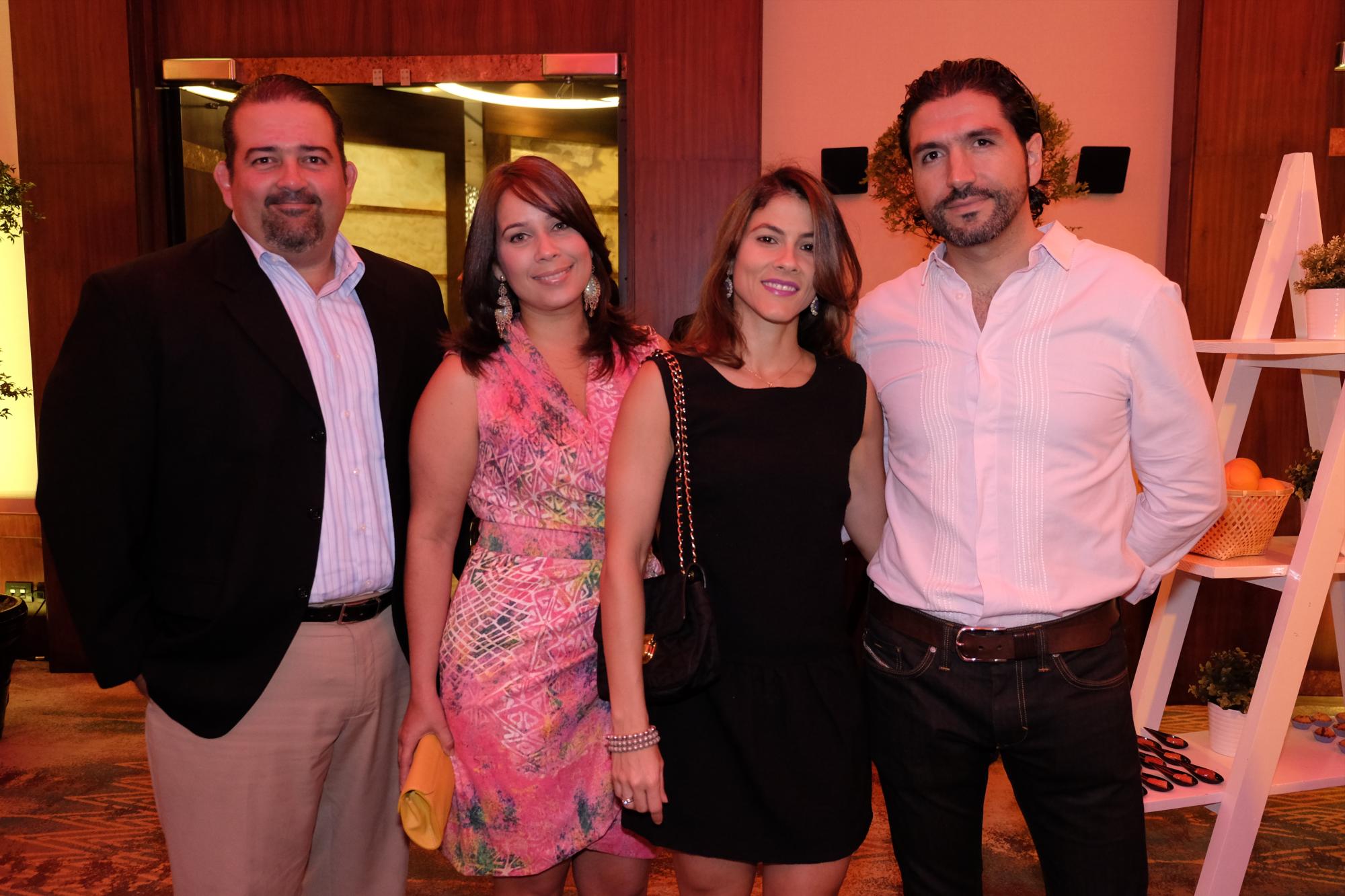 Federico Lebrón, Lidia Hernández, Katherine Martínez y Alejandro Cleves.