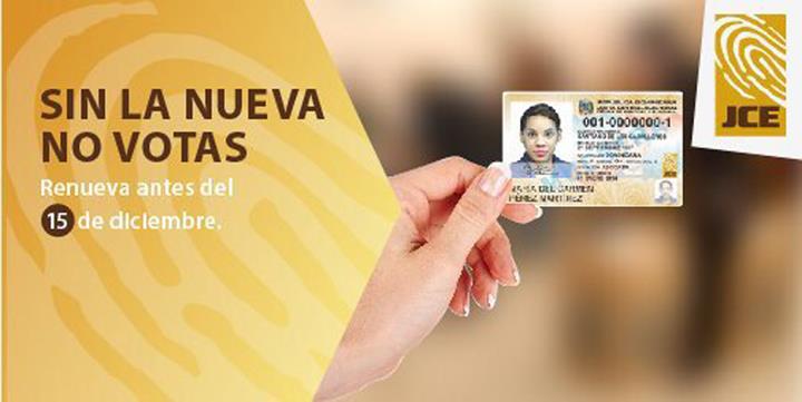 La Junta Central Electoral lanza campaña para motivar a renovar la cédula de identidad