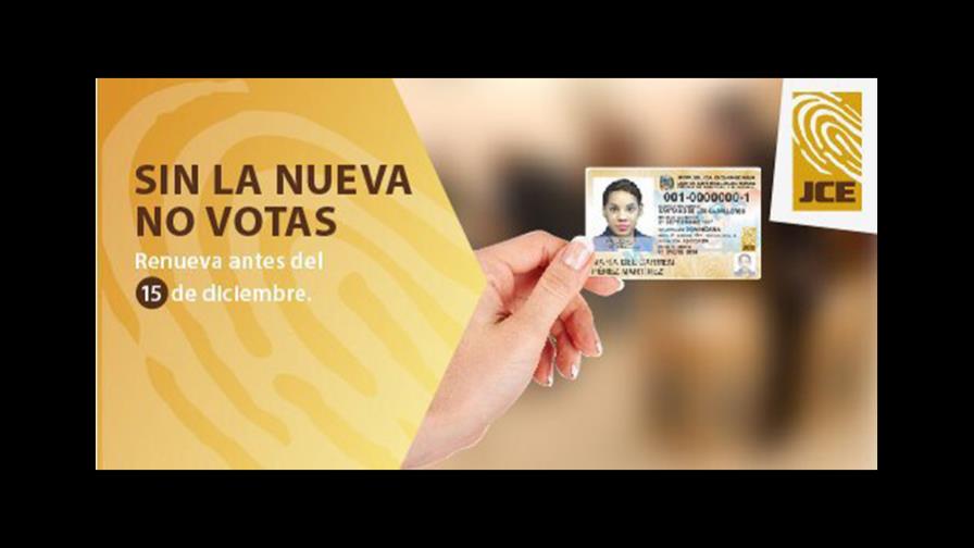 La Junta Central Electoral lanza campaña para motivar a renovar la cédula de identidad