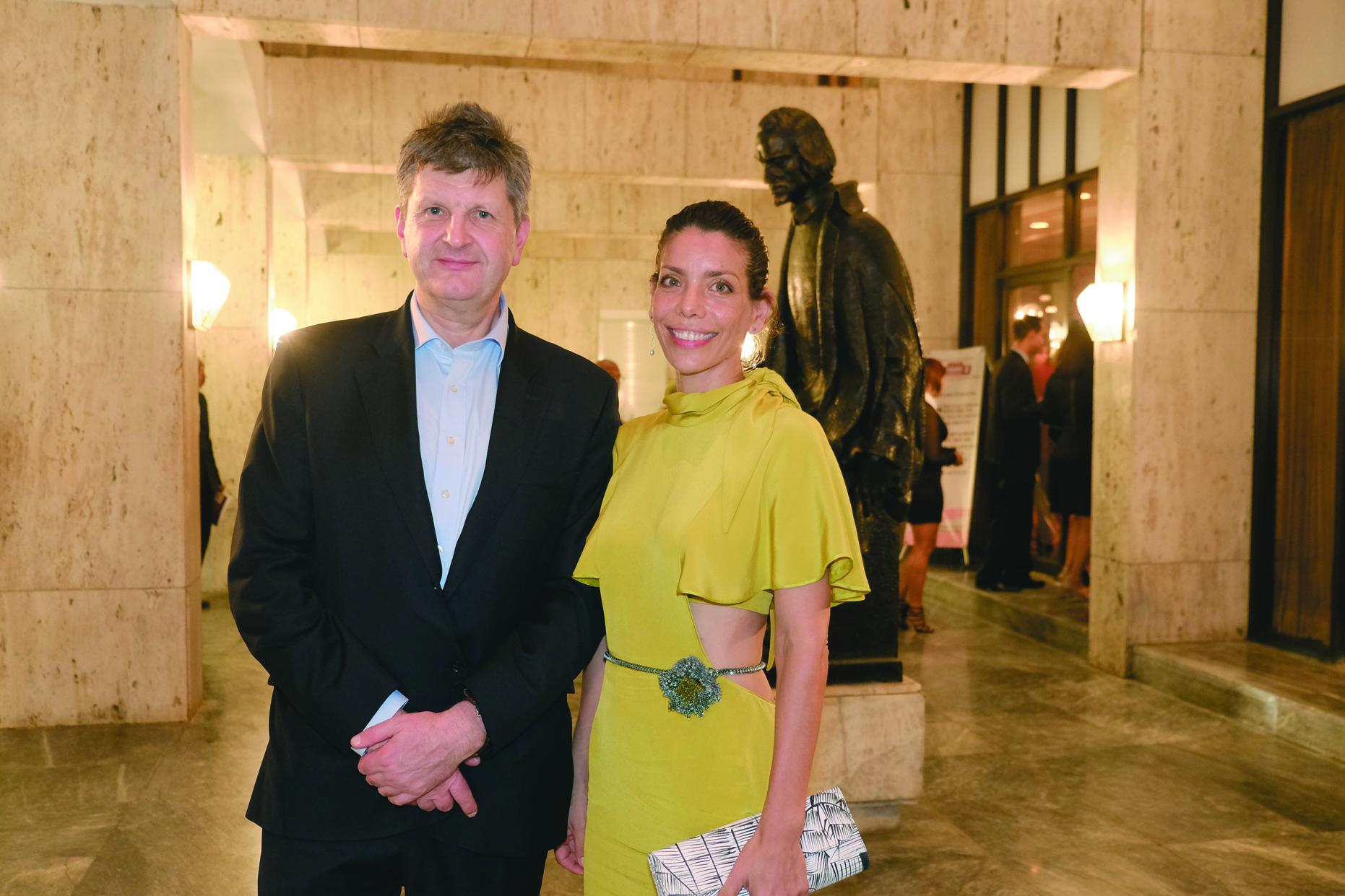 Gilles Genre-Grandpierre y Solange Jiménez.