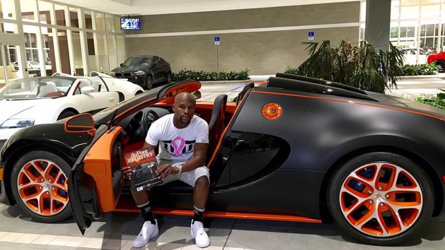 “Mi nuevo Bugatti Veyron de US$3.4 millones”, anuncia Floyd Mayweather