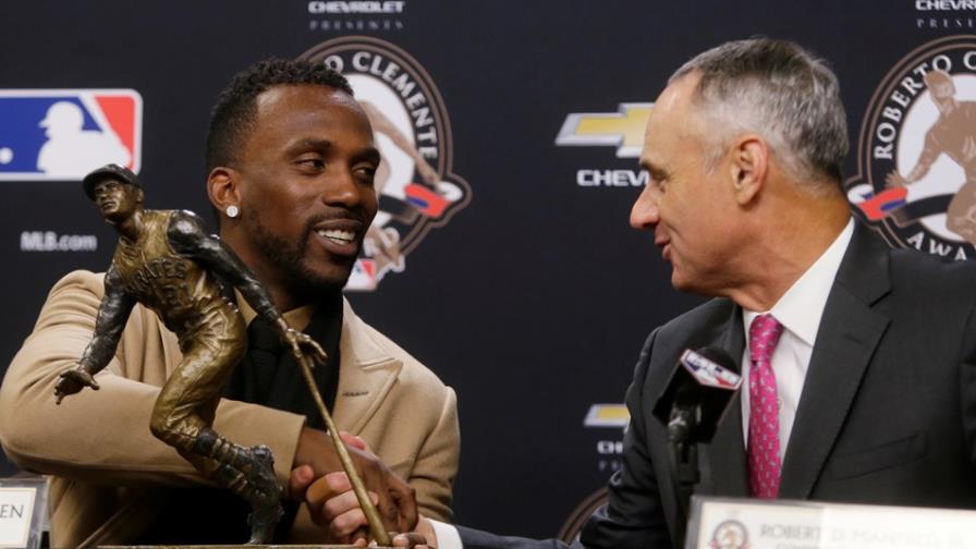 Andrew McCutchen fue el ganador del premio Roberto Clemente
