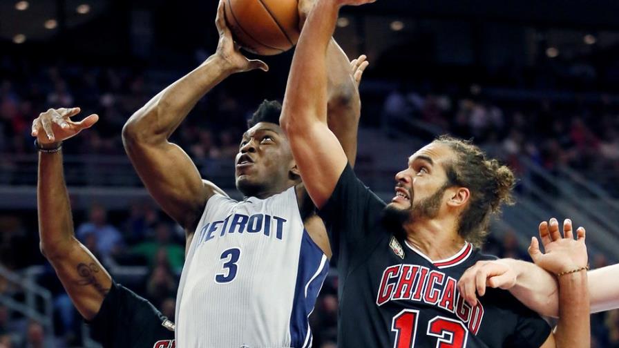 Pistons mejoran a 3-0; superan a Bulls en alargue 