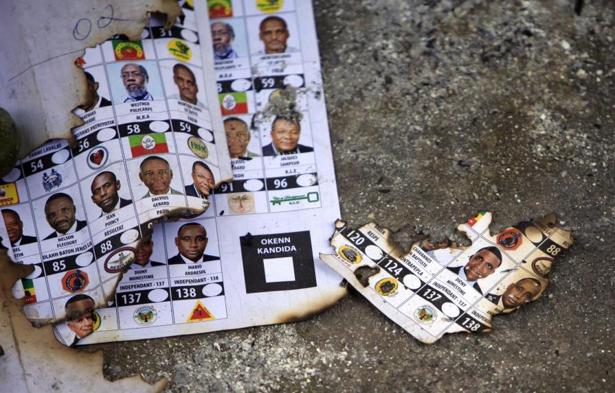 Posponen para el jueves resultados preliminares elecciones de Haití por quejas de fraude