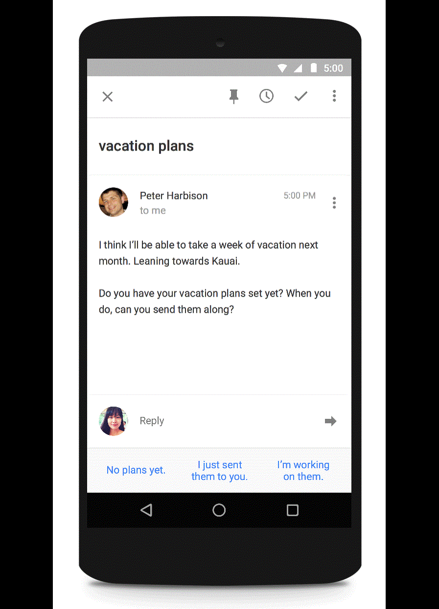 Google perfecciona respuesta automática al e-mail