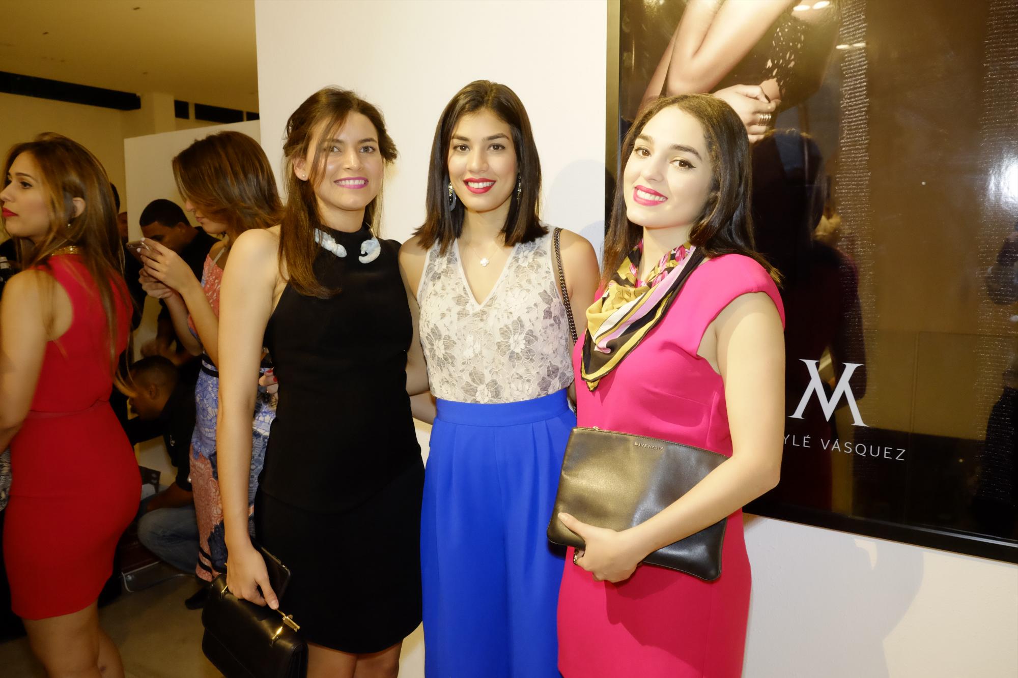 Sarah Cury, Brutt de Moya y Arlene Nesrala.