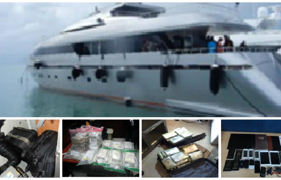 Decomisan 77 paquetes de droga en yate de La Romana y en el aeropuerto de Punta Cana