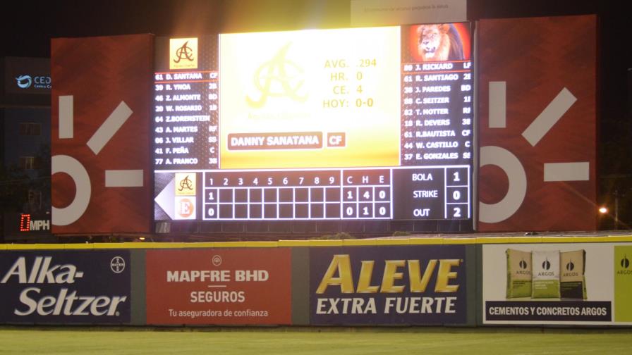 La moderna pantalla HD es gran atractivo del Quisqueya