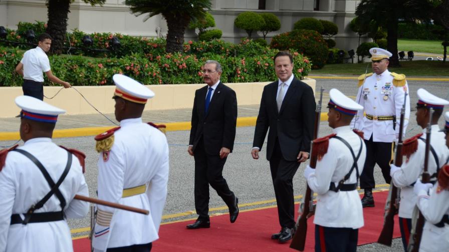 Presidente Medina sostiene reunión en privado con su homólogo de Panamá Presidente Medina sostiene reunión en privado con su homólogo de Panamá
