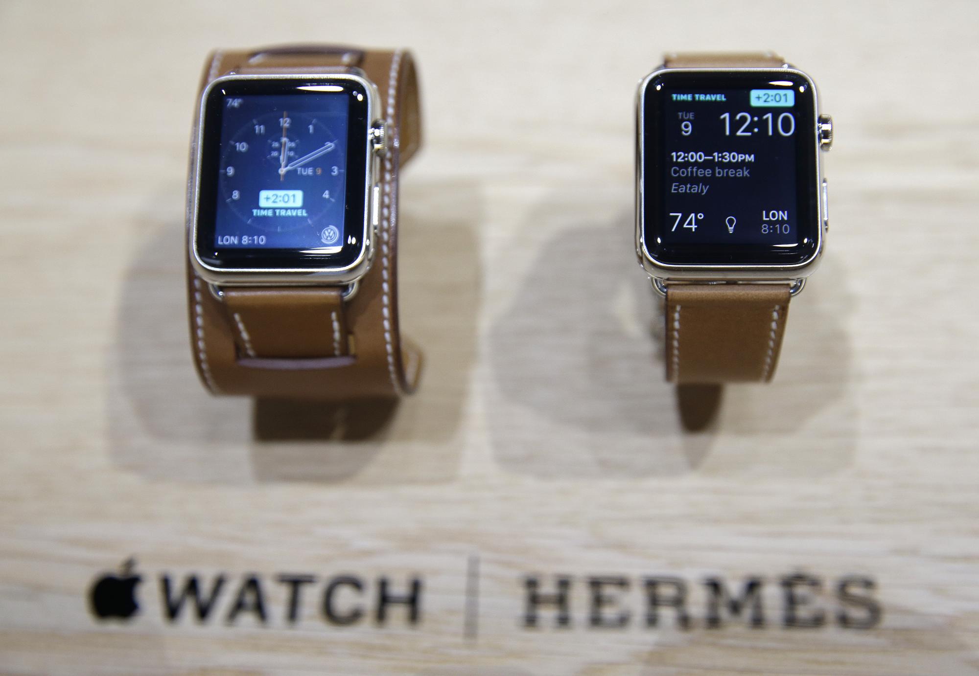 Los Apple Watch con correa Hermès.