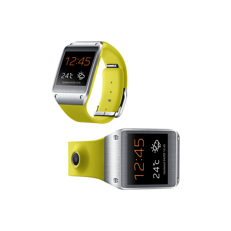 Samsung Galaxy Gear también te permite contestar llamadas y hasta tomar fotografías.