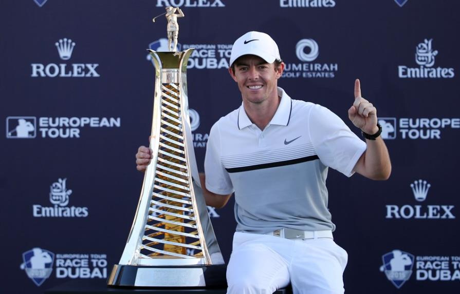 Rory McIlroy conquista el Tour Europeo con el título en Dubai 