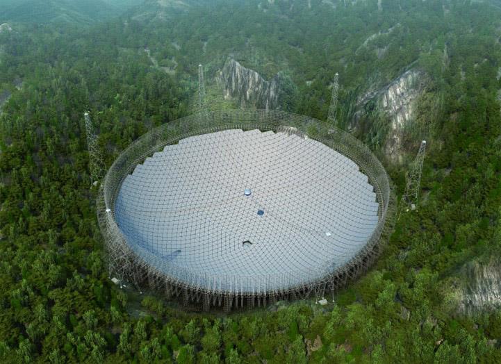 China inicia última fase de construcción de mayor radiotelescopio del mundo