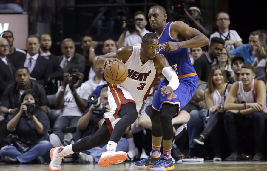 Wade y Bosh frenan la racha de los Knicks de Nueva York
