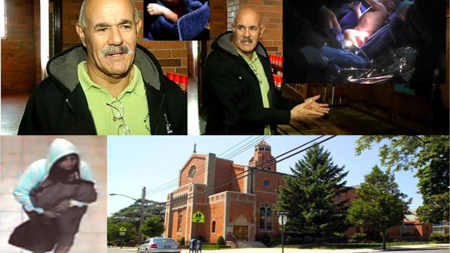 Un dominicano encontró bebé abandonado en iglesia