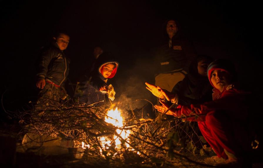 El invierno no frena la llegada de refugiados a la isla griega de Lesbos
