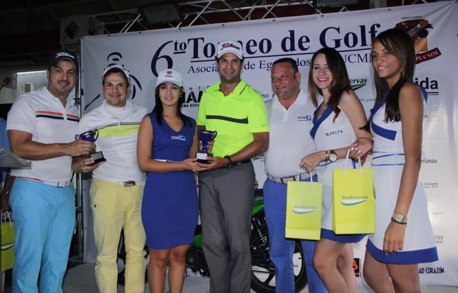 Danny Fernández y Rafael Adames ganan torneo de golf de PUCMM
