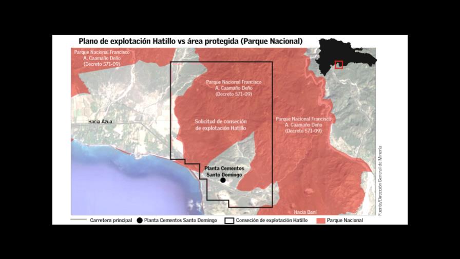 Cementera está en el parque Francisco Alberto Camaño, según Minas y la DGM