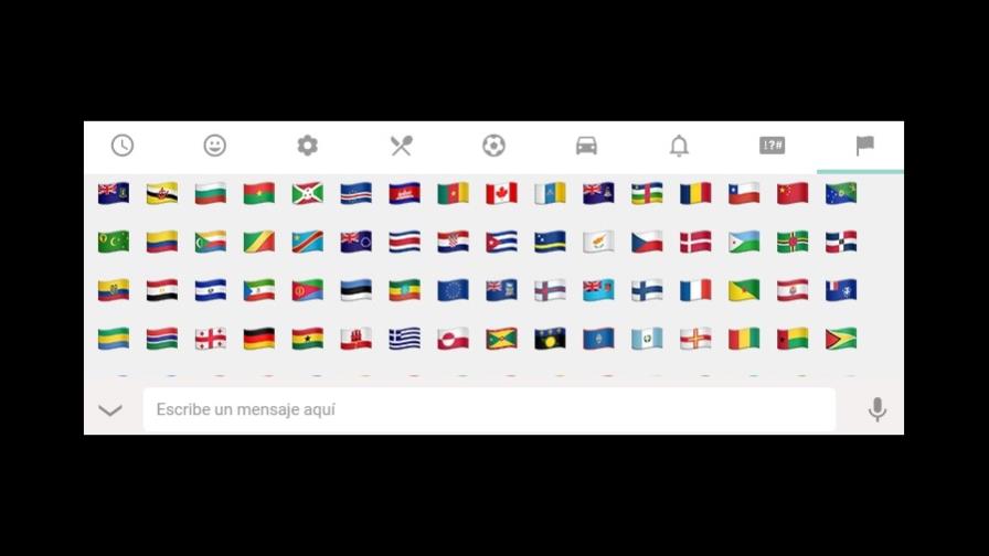 Nueva versión de Whatsapp incluye ícono de la bandera dominicana