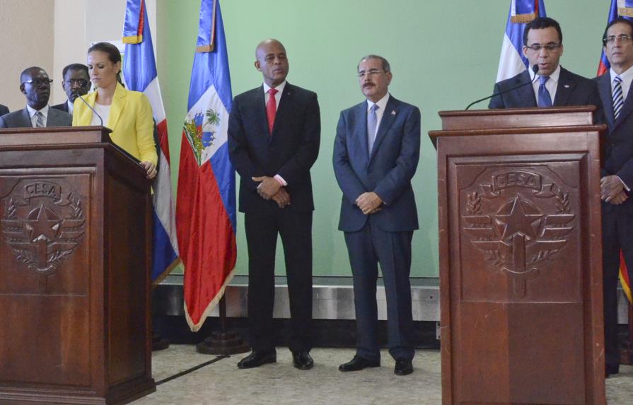 Discusiones RD y Haití quedan en agenda muerta hasta 2016