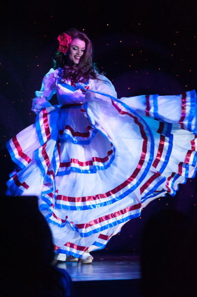 Clarissa Molina,durante el talent show realizado en el Planet Hollywood Resort and Casino de Las Vegas