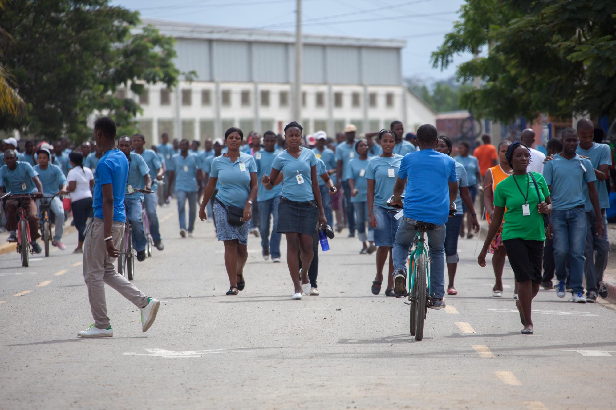 La hora del almuerzo en Codevi