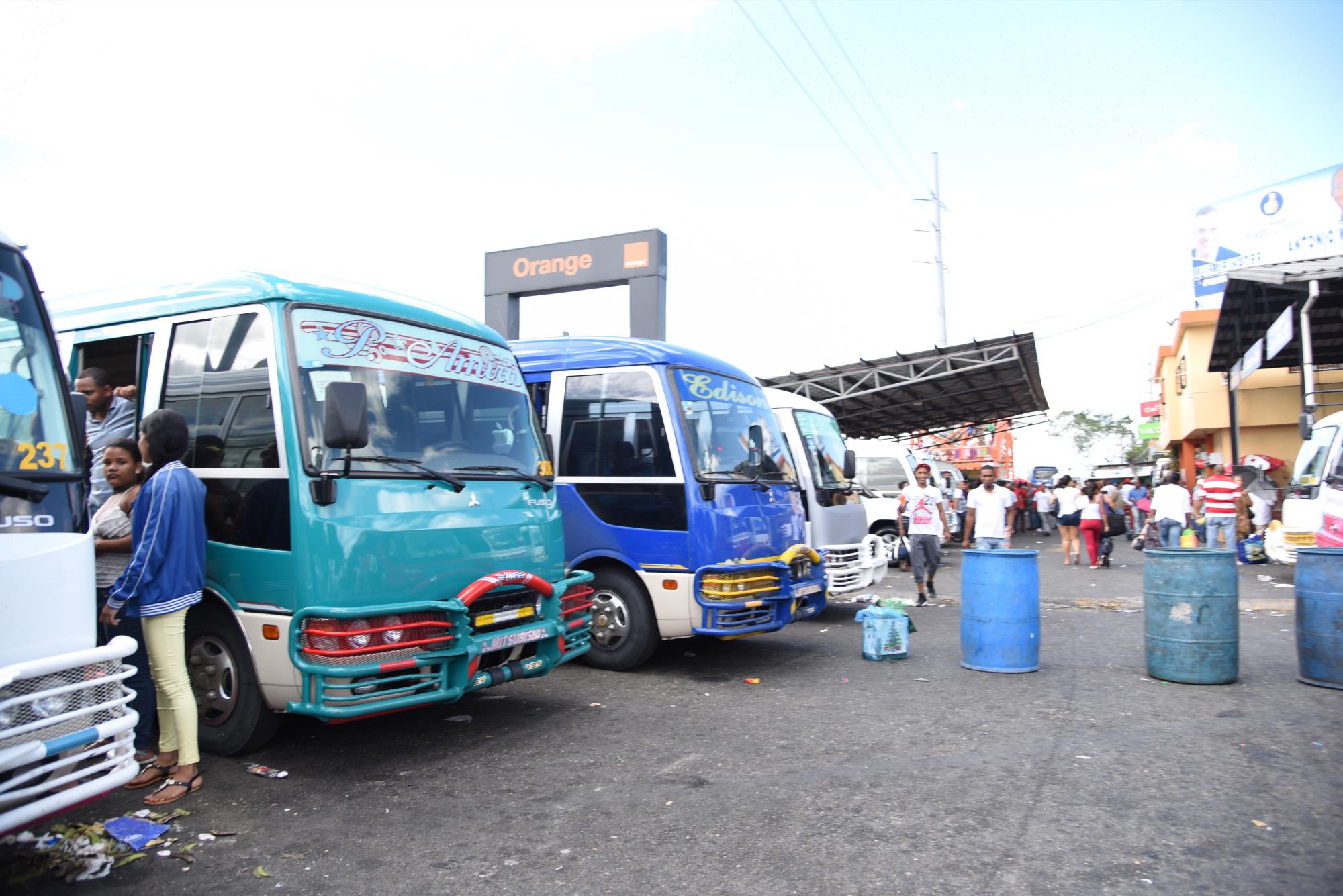 En algunas paradas, ya los pasajeros eran pocos