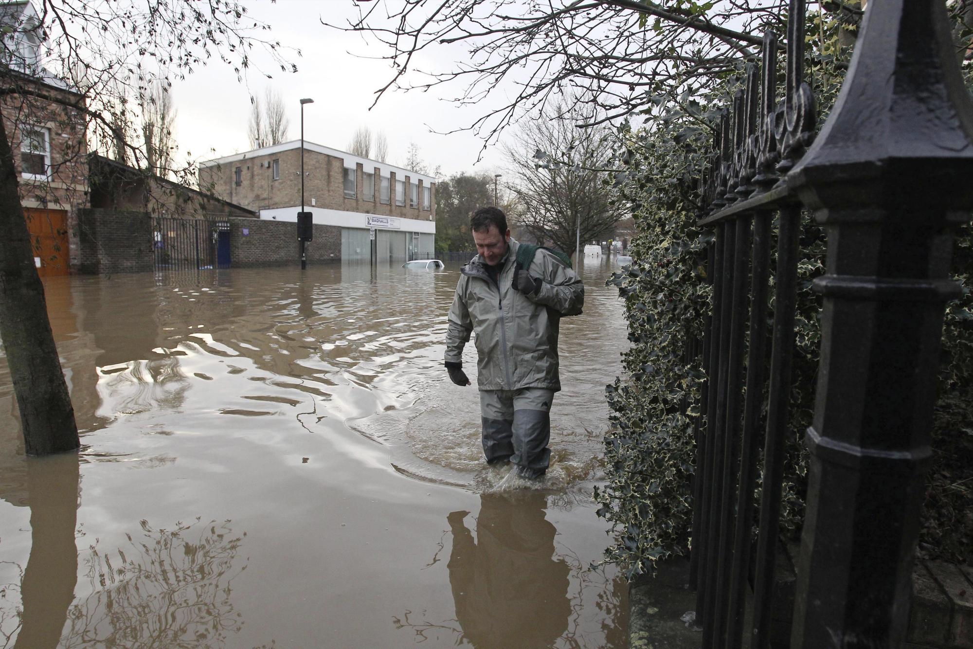 Inundaciones en la ciudad de York,Reino Unido