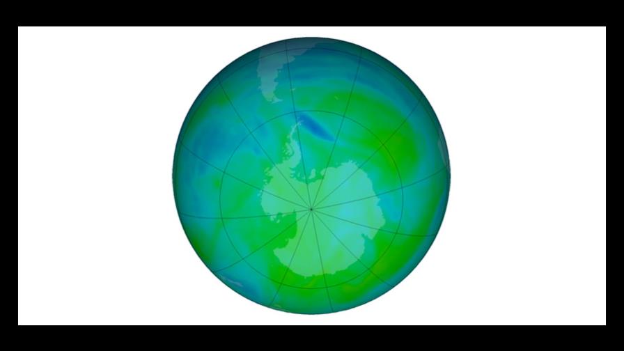 Agujero en capa de ozono en Antártida alcanza un tamaño récord en diciembre Agujero en capa de ozono en Antártida alcanza un tamaño récord en diciembre
