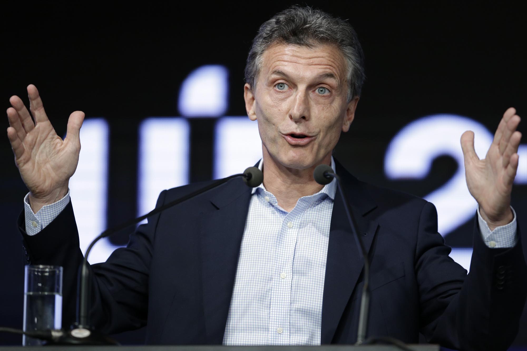 El nuevo presidente de Argentina, Mauricio Macri.