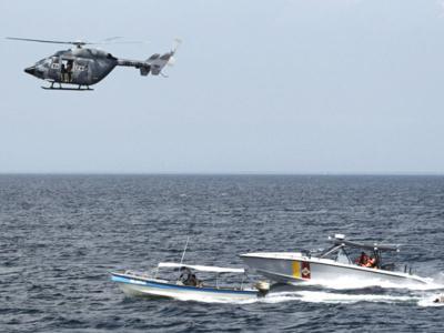 Un grupo de 22 balseros cubanos llega a los Cayos de Florida, EE.UU.