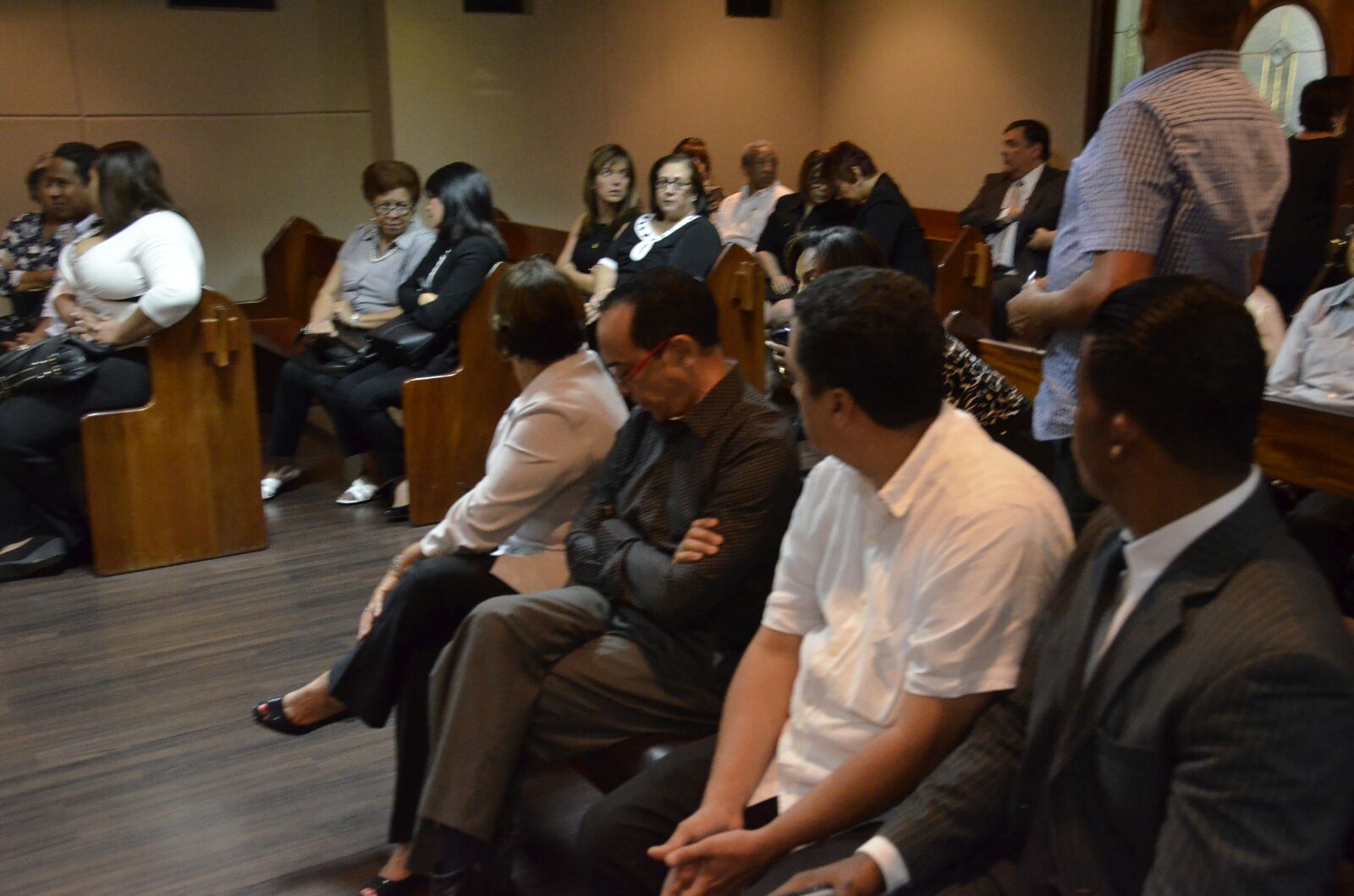 Velatorio de los restos de Pachy Carrasco.