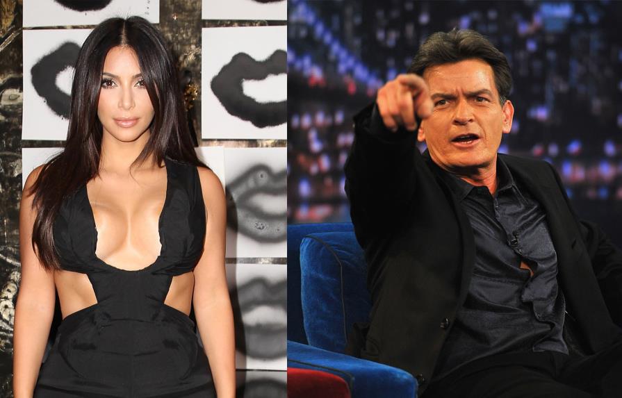 Charlie Sheen critica el trasero de Kim Kardashian y luego se disculpa