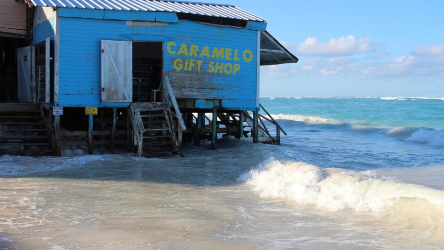 Genera preocupación aumento de niveles del mar en las costas de Punta Cana Genera preocupación aumento de niveles del mar en las costas de Punta Cana