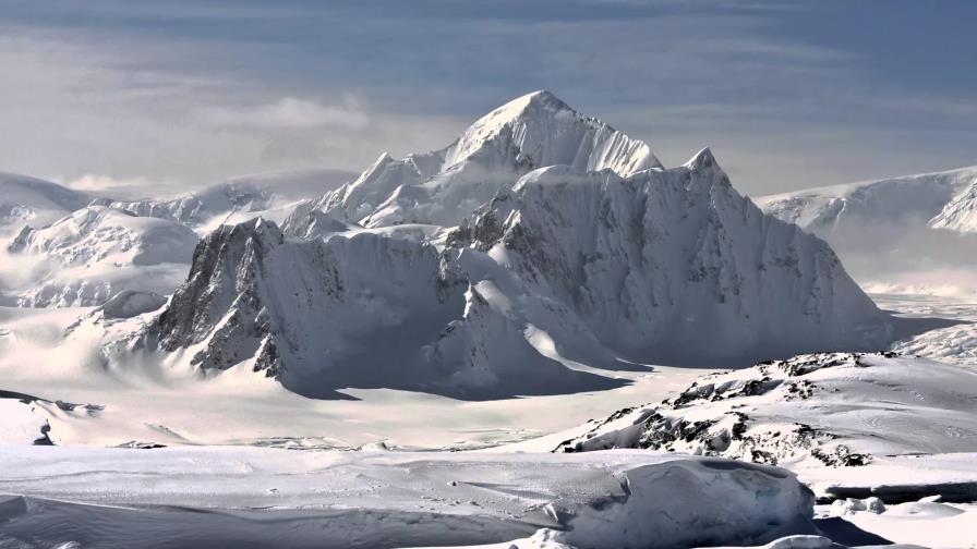 Descubren un gran sistema de cañones bajo el hielo de la Antártida
