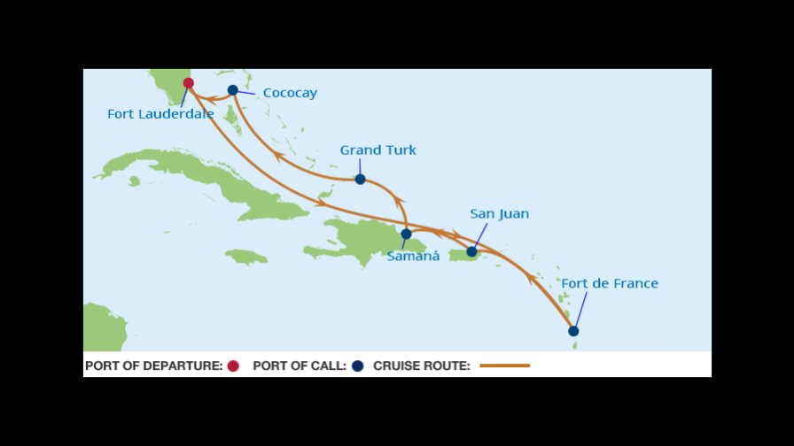 Crucero nudista incluye en su itinerario llegar a Samaná en febrero