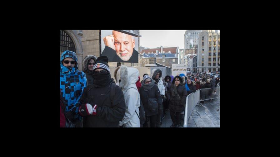Centenares de personas acompañaran a Céline Dion en el funeral de su esposo