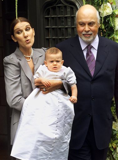  Celine Dion y Rene Angelil, en 2001