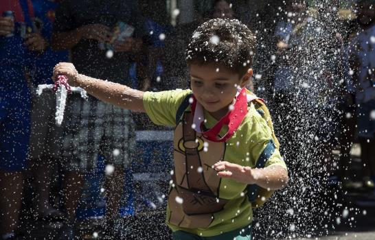  Héroes y no tan héroes se unen para combatir el verano en el Carnaval de Río de Janeiro