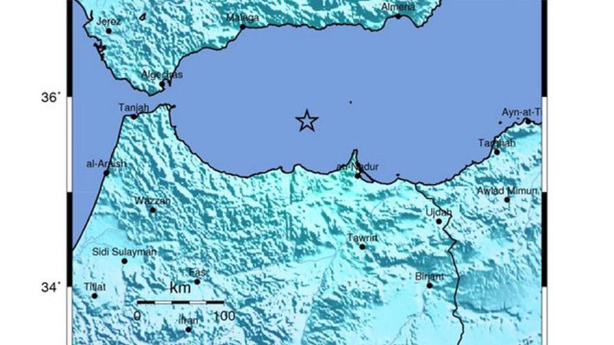 Sismo de magnitud 6,1 en el Mediterráneo entre Marruecos y España Sismo de magnitud 6,1 en el Mediterráneo entre Marruecos y España