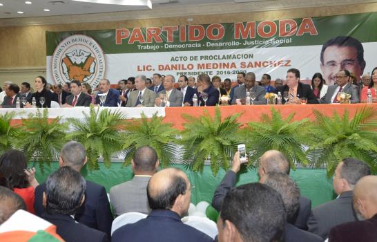 MODA proclama a Danilo Medina como su candidato presidencial