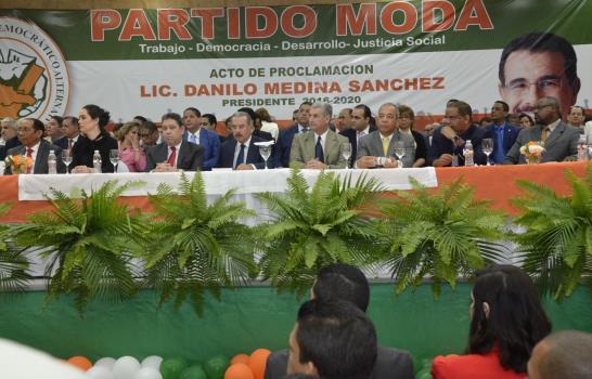 MODA proclama a Danilo Medina como su candidato presidencial