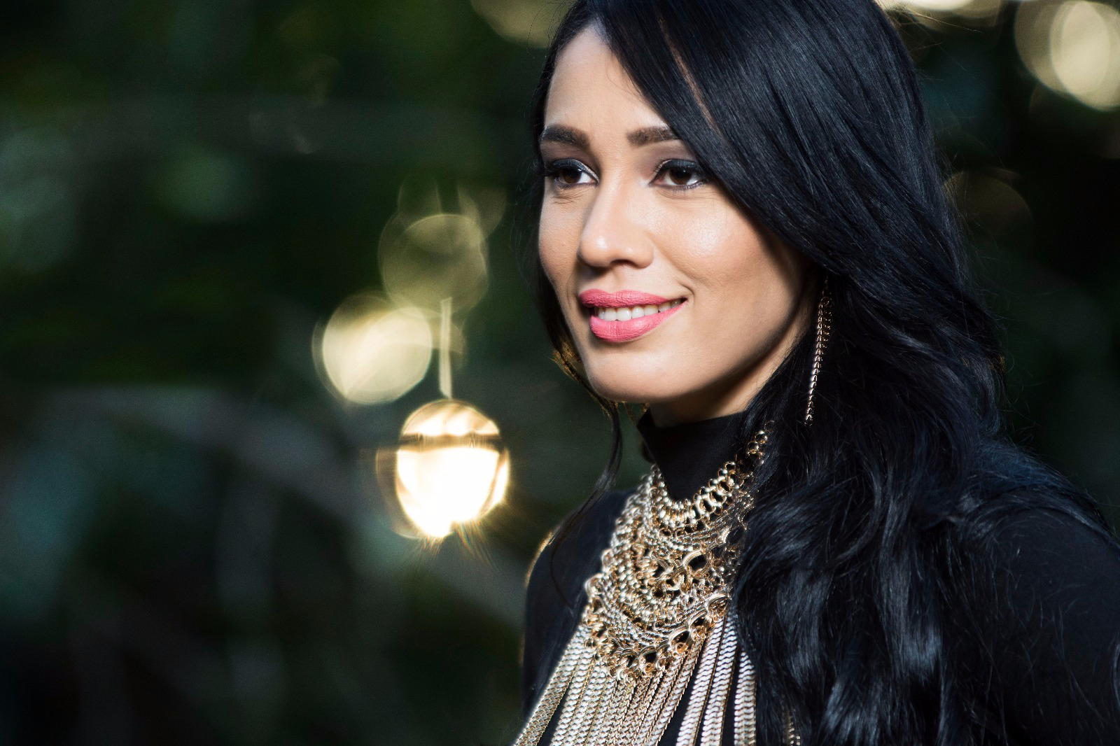 La comediante Uldanelly Capell  