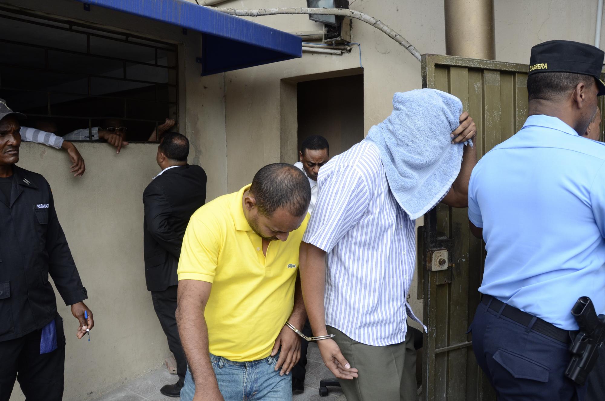 Vista de los militares acusados de tráfico de armas por el Ministerio Público. 