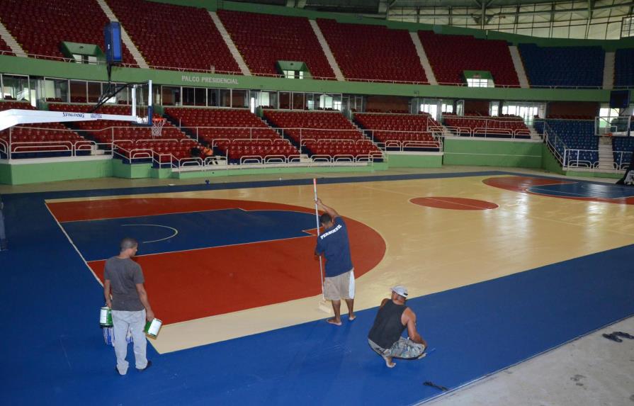 Remozan el Palacio de los Deportes para el baloncesto distrital