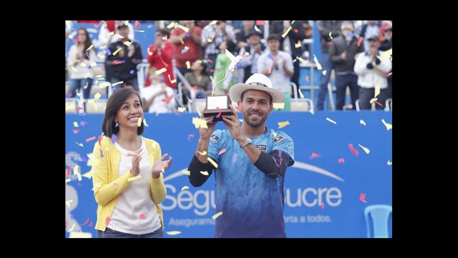 Víctor Estrella se impone a Bellucci y revalida título ATP 250 de Ecuador Víctor Estrella se impone a Bellucci y revalida título ATP 250 de Ecuador