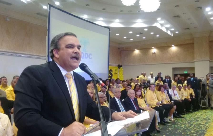 PQDC proclama a Wessin Chávez candidato presidencial