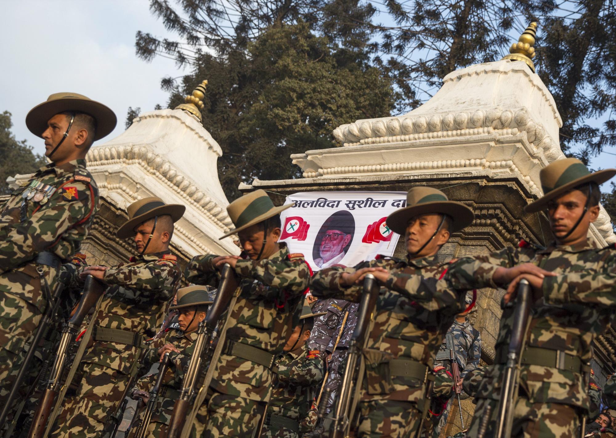 Funerales de primer ministro de Nepal